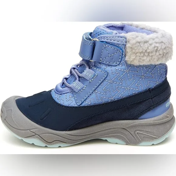 Stride Rite 360 Kids' Nebraska Snow Boot, Navy, 8M Toddler NWT