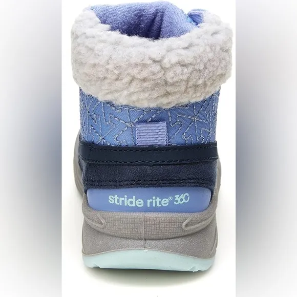Stride Rite 360 Kids' Nebraska Snow Boot, Navy, 8M Toddler NWT