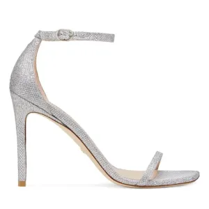 Stuart Weitzman Glitter NudistCurve 100 Heels Sandals