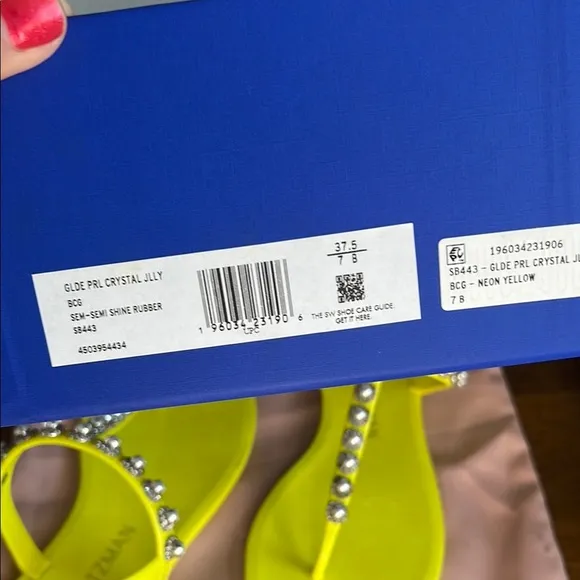Stuart Weitzman Women's Yellow Sandals