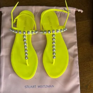 Stuart Weitzman Women's Yellow Sandals