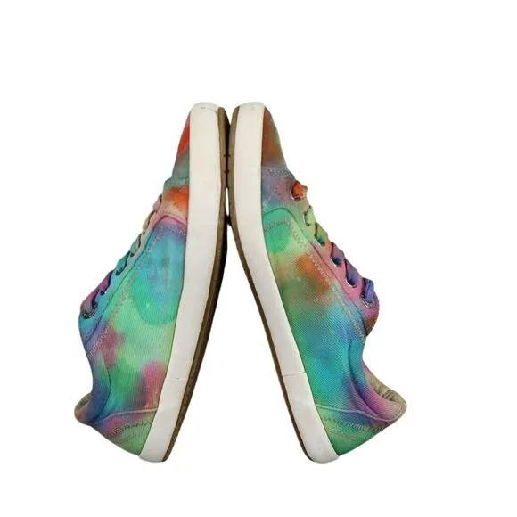 Taos Shoes Womens 7.5 Sneakers Casual Lifestyle Star Tie Dye Trainer Walking Low