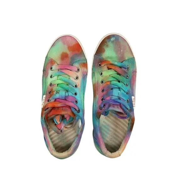 Taos Shoes Womens 7.5 Sneakers Casual Lifestyle Star Tie Dye Trainer Walking Low