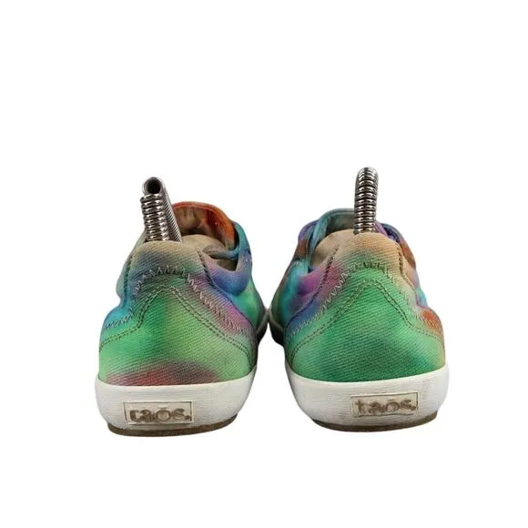 Taos Shoes Womens 7.5 Sneakers Casual Lifestyle Star Tie Dye Trainer Walking Low