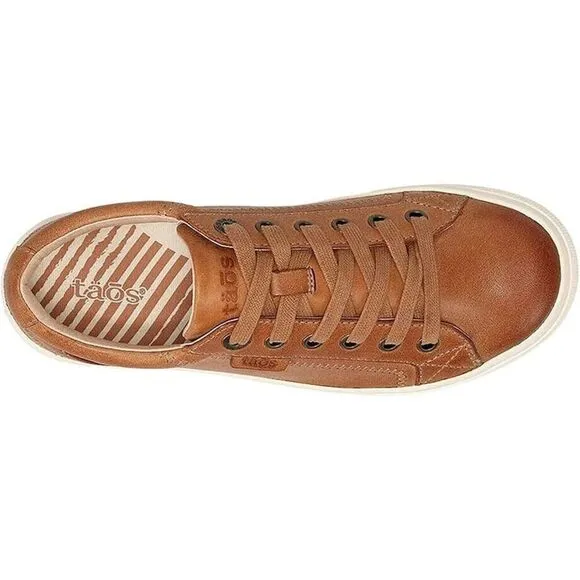 Taos Footwear Plim Soul Lux Sneakers Women's US 9M Caramel Athletic Shoes FZP140