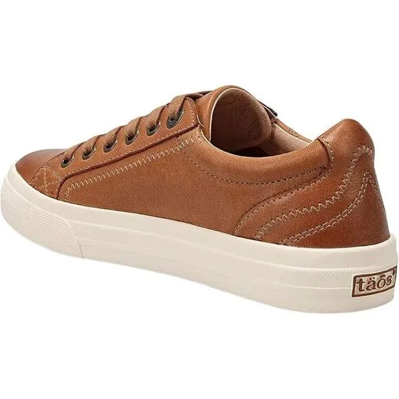 Taos Footwear Plim Soul Lux Sneakers Women's US 9M Caramel Athletic Shoes FZP140