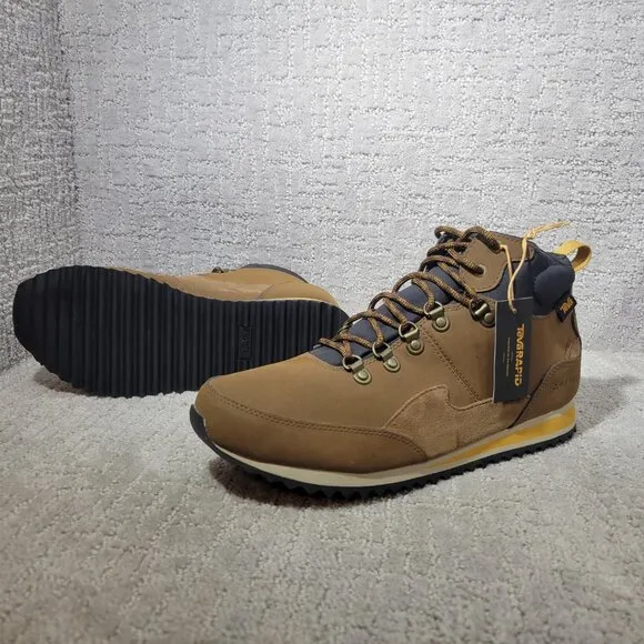 Teva Men's Freeside RR Men's Size US 11 Bison/Tobacco Brown Hiking Leather Boots