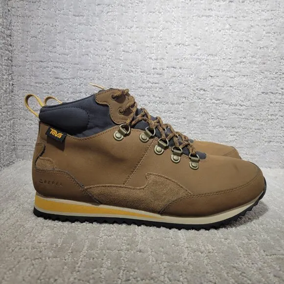 Teva Men's Freeside RR Men's Size US 11 Bison/Tobacco Brown Hiking Leather Boots
