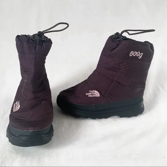 The North Face brown ‘Nuptse boot’ snow boots