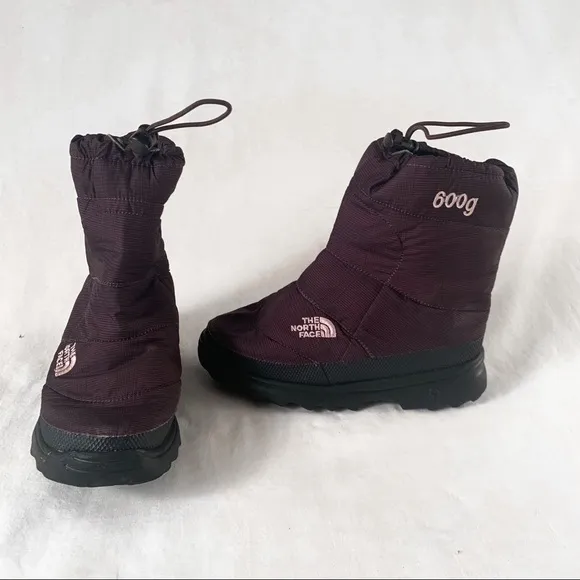 The North Face brown ‘Nuptse boot’ snow boots