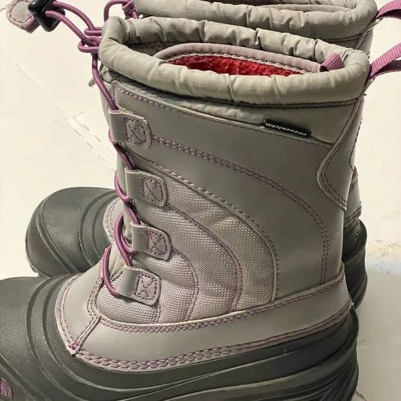 The North Face Youth Therma Felt Winter Waterproof W/ Insulation Boots Size 2
