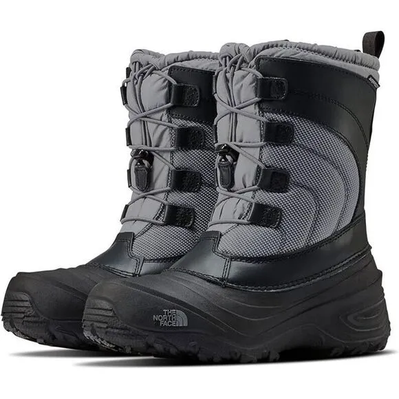 The North Face Alpenglow IV NF0A2T5PG69-020 Kids Black Gray Snow Boots US 2 OF69