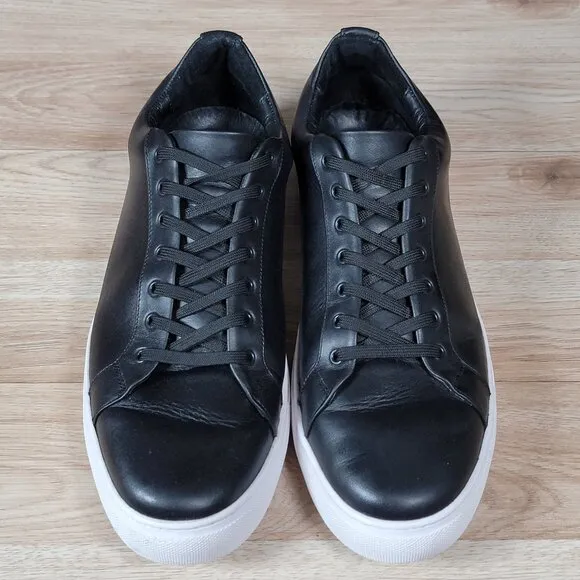 Thursday Boot Co Shoes Mens Size 14 Black White Premier Leather Casual Sneakers
