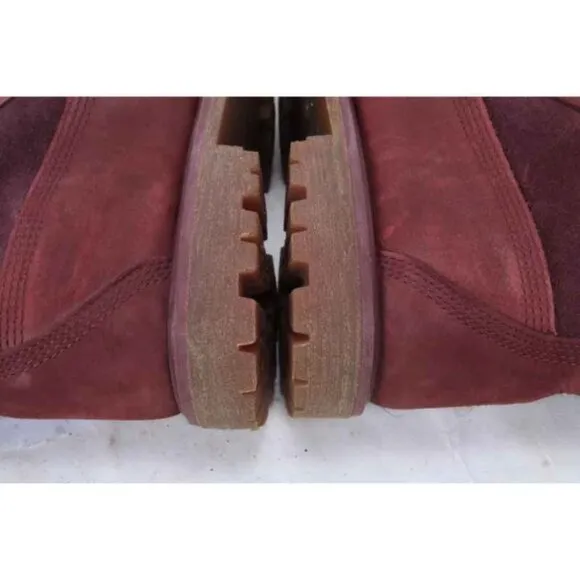 Timberland  6-INCH PREMIUM D-RING WATERPROOF BOOTS hiking boots maroon sz 8