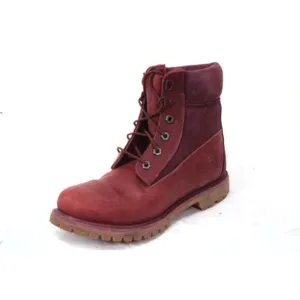 Timberland  6-INCH PREMIUM D-RING WATERPROOF BOOTS hiking boots maroon sz 8