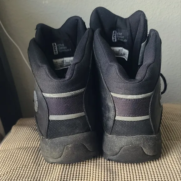 Timberland Black Leather Hiking Boots