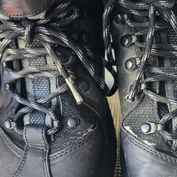 Timberland Black Leather Hiking Boots