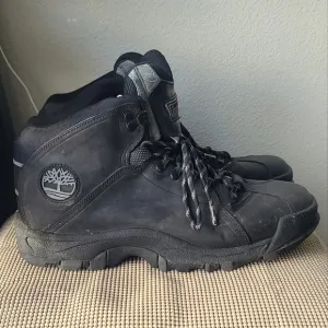 Timberland Black Leather Hiking Boots