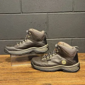Timberland Brown Leather Waterproof Hiking Boots Men’s 10.5