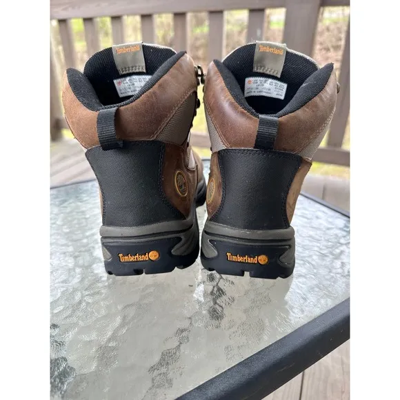 Timberland Chocorua Hiking Boots Waterproof Leather Brown A7598 Mens 10.5W