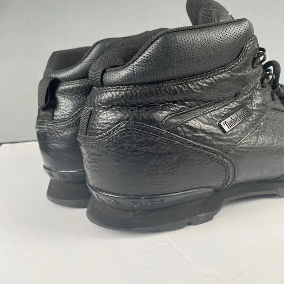 Timberland Men's Boots Black Garrison Field Mid Waterproof Hiking Size 13 M