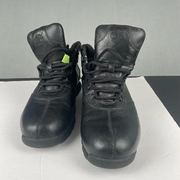 Timberland Men's Boots Black Garrison Field Mid Waterproof Hiking Size 13 M