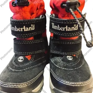 Timberland Thermolite 200 Gram Snow Boots black Red Lining EUC