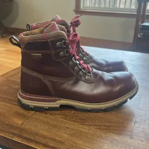 Timberland X Pendleton Hiking Boots Gortex Mens Size 8.5 Brown Ankle High