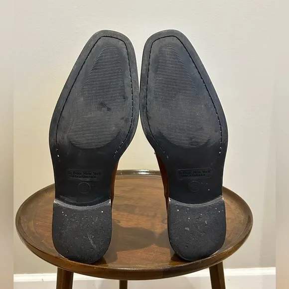 To Boot New York Adam Derrick Brown Leather Dress Shoes Size 10