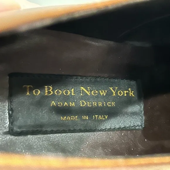 To Boot New York Adam Derrick Brown Leather Dress Shoes Size 10