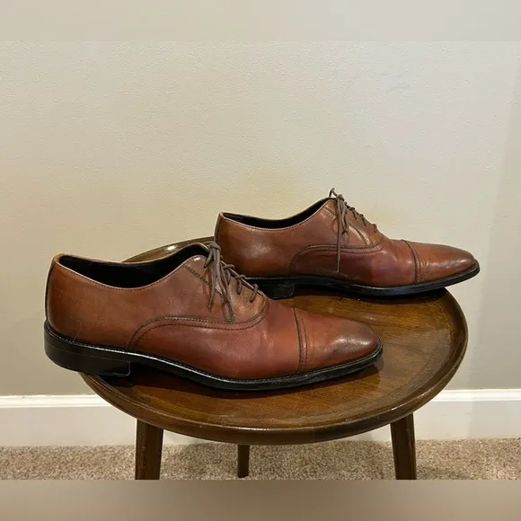 To Boot New York Adam Derrick Brown Leather Dress Shoes Size 10