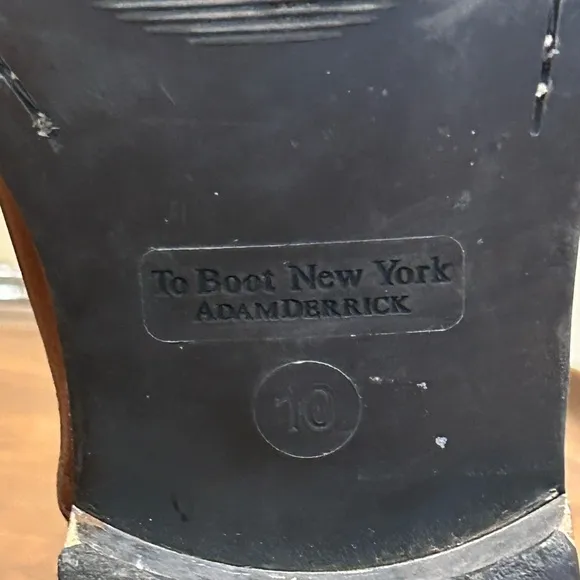 To Boot New York Adam Derrick Brown Leather Dress Shoes Size 10