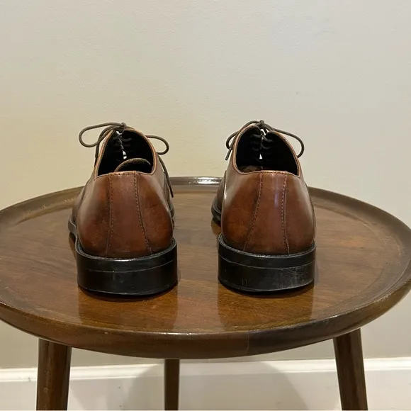 To Boot New York Adam Derrick Brown Leather Dress Shoes Size 10