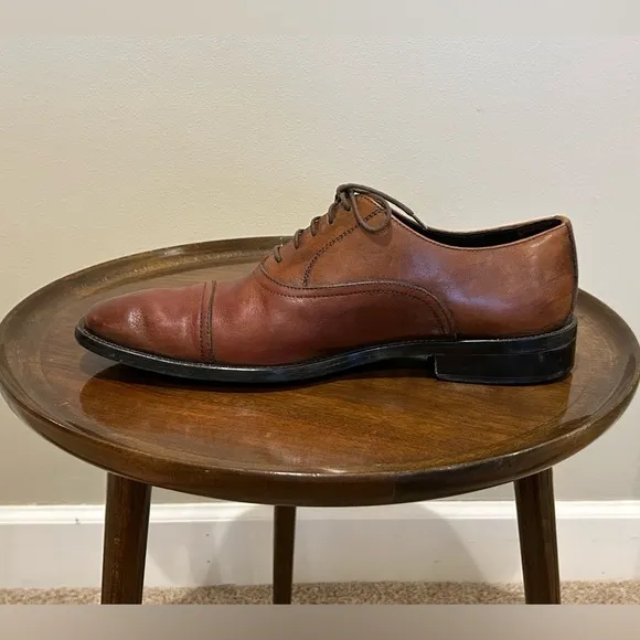 To Boot New York Adam Derrick Brown Leather Dress Shoes Size 10