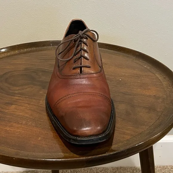 To Boot New York Adam Derrick Brown Leather Dress Shoes Size 10