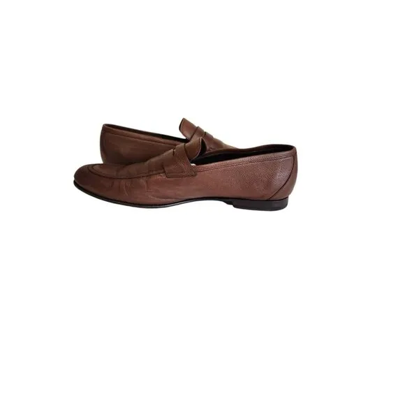 To Boot New York Penny Loafer Shoes Brown Men's Size 10 Business Casual Italian