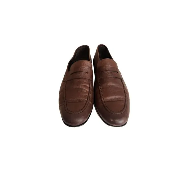To Boot New York Penny Loafer Shoes Brown Men's Size 10 Business Casual Italian