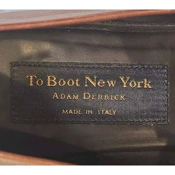 To Boot New York Penny Loafer Shoes Brown Men's Size 10 Business Casual Italian