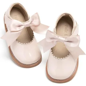 Toddler Little Girl Mary Jane Dress Shoes B380-nude