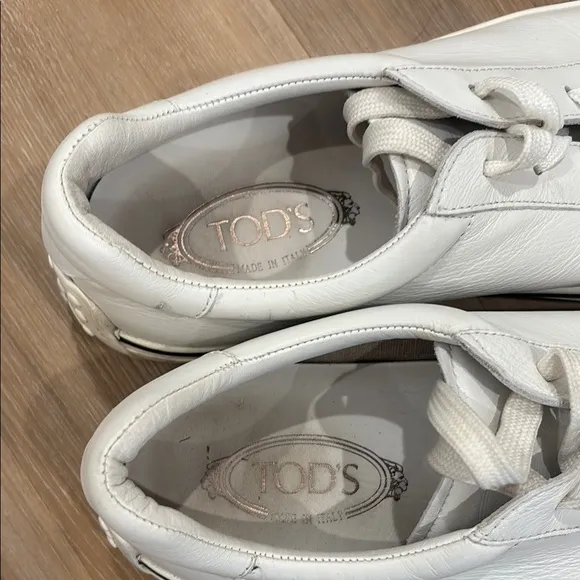 Tod’s White Leather Men's Sneakers