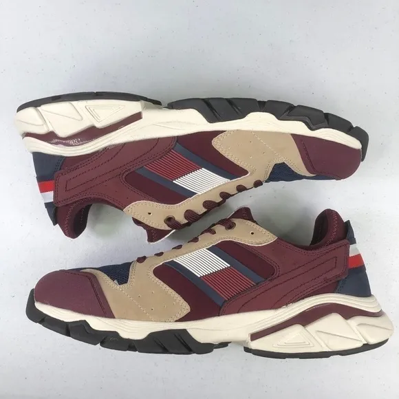 TOMMY Hilfiger Torque Sneakers Dark Red Shoes