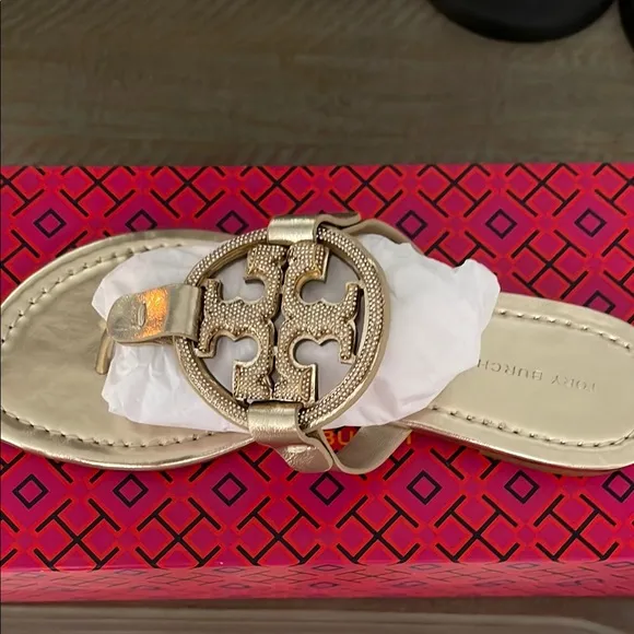 Tory Burch Gold Sandals