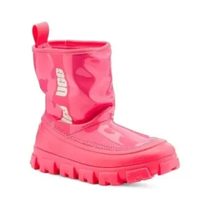 UGG Classic Brellah Mini Super Pink Size 6 Rain/Snow Boots New
