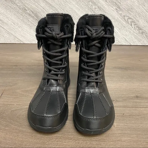 UGG | Kids Butte II CWR Snow Boots Black Size 13