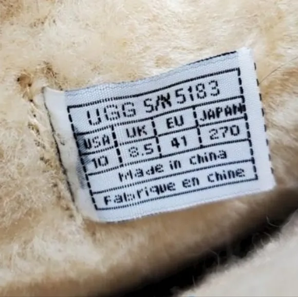 UGG suede leather boots booties Tan 10