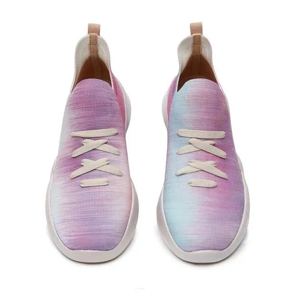 UIN Women's Sneakers Lightweight Walking Comfy Shoes (DAZZLE PURPLE MIJAS I )