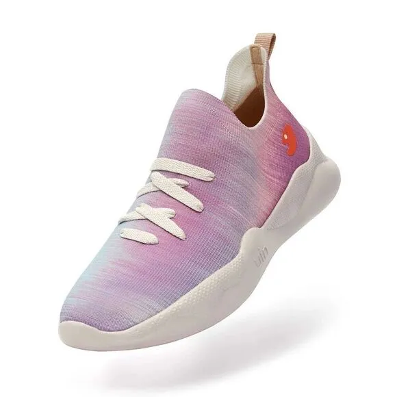 UIN Women's Sneakers Lightweight Walking Comfy Shoes (DAZZLE PURPLE MIJAS I )