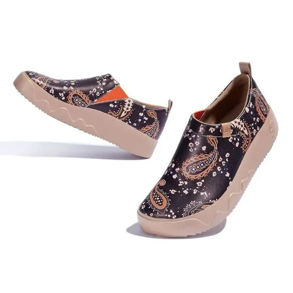 Uin Women's Travel Walking Shoes Casual Wide Toe Sneaker (Infinite Vitality2)133
