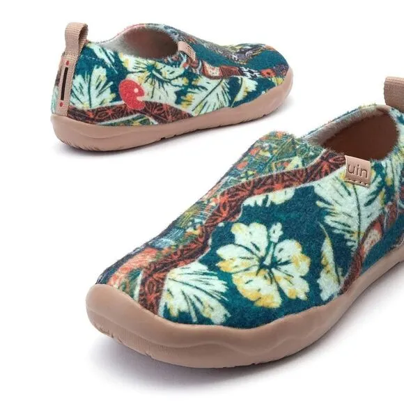UIN Women's Walking Shoes Slip On Casual Sneaker Toledo (Tropical Tribe )133