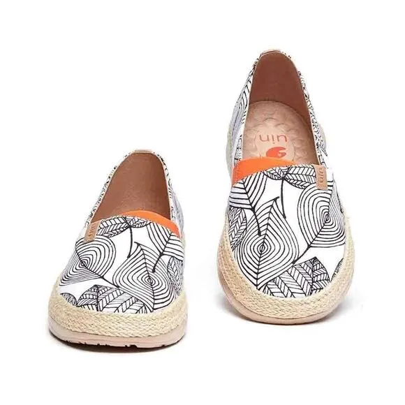 UIN Men's Slip Ons Walking Casual Loafers Comfort Shoes (Marbella Weaving)No Box